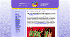 Desktop Screenshot of egmo2012.org.uk