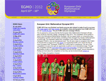 Tablet Screenshot of egmo2012.org.uk